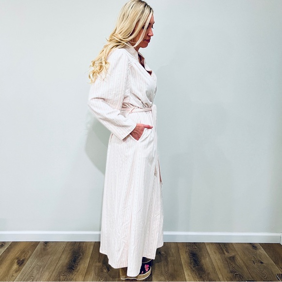 VTG Floral Striped Robe - Picture 7 of 11